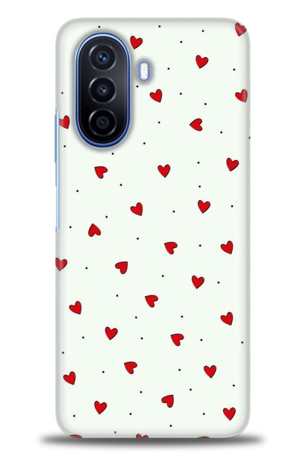 حافظة Tecno Pova Neo 2 مطبوعة بدقة HD - قلوب صغيرة صغيرة + واقي شاشة كامل