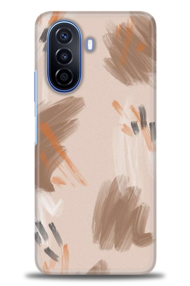 Tecno Spark 8C Case Hd Printed Case - Coffee Lines + Full Screen Protector