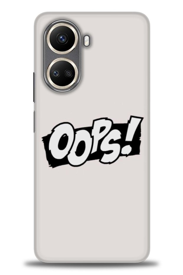 Realme C55 Case Hd Printed Case - Oops! + Full Screen Protector