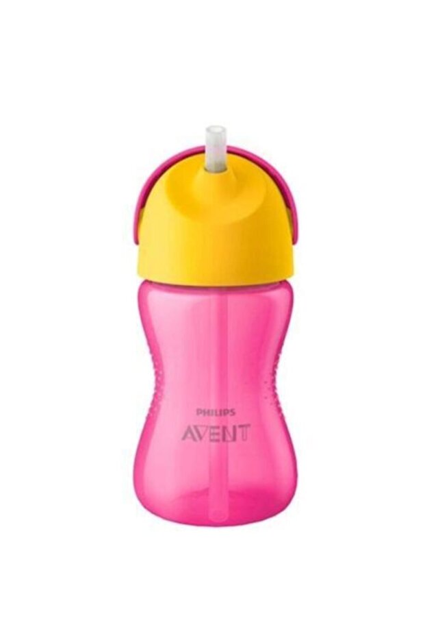 Pink Patterned Educational Sippy Cup 300 ml - 1