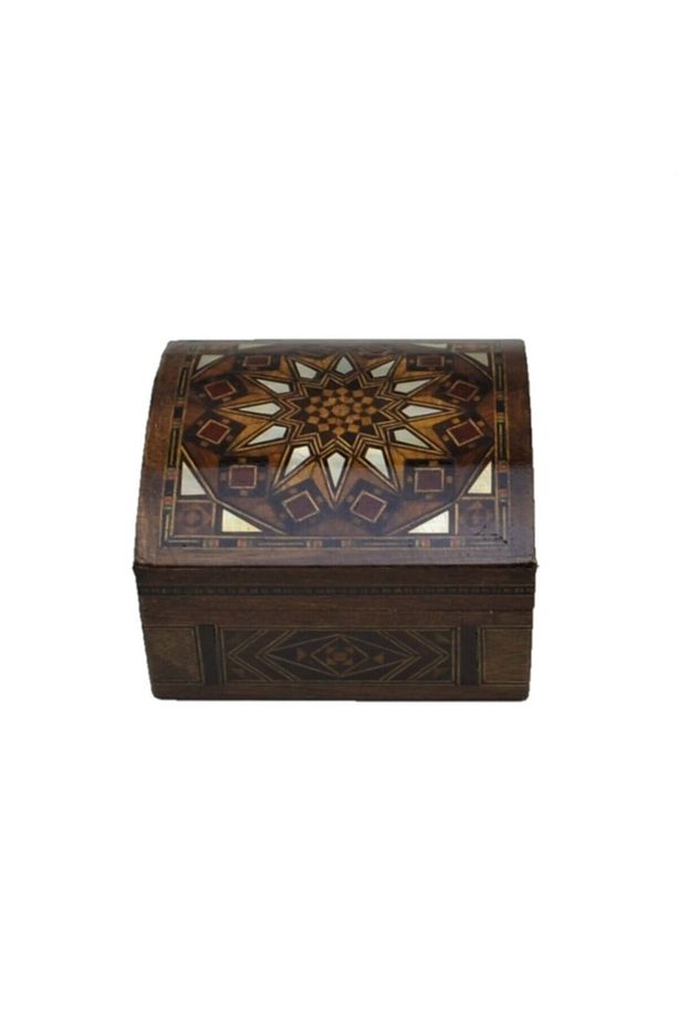 Gifthome, El Yapımı, Masif Ahşap, Takı / Mücevher Kutusu - Begonvil - 2