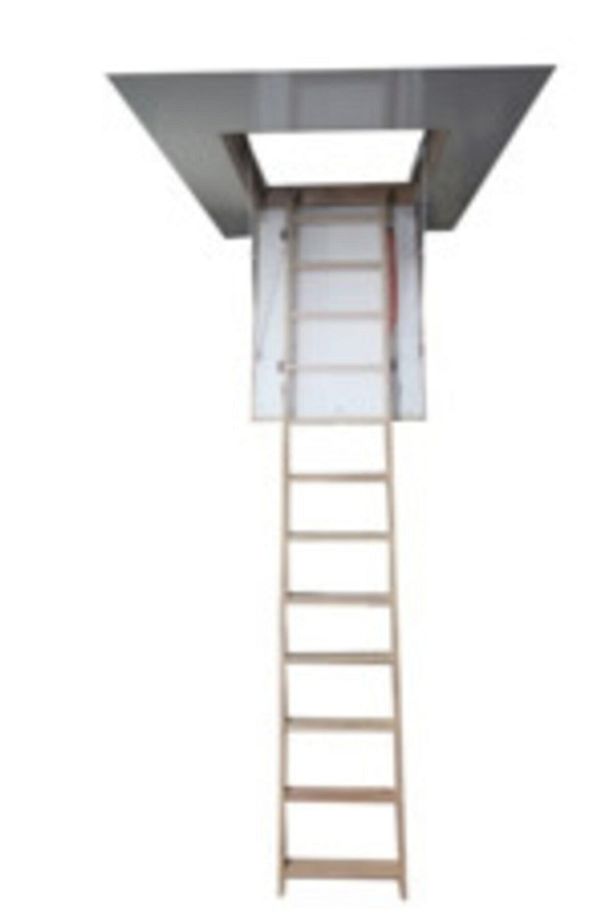 Ahşap Katlanır Çatı Merdiveni 60 X 110 Cm - 6