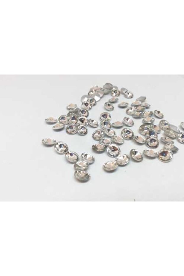 8 mm Rivoli Glass Stone 50 Pieces