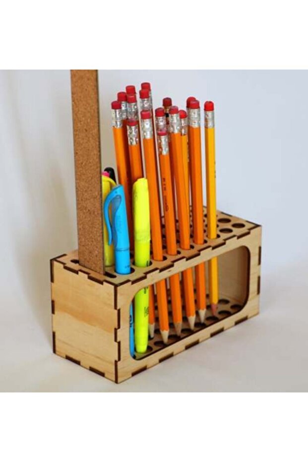 Tsd حامل أقلام MDF للطاولة ديكور 02