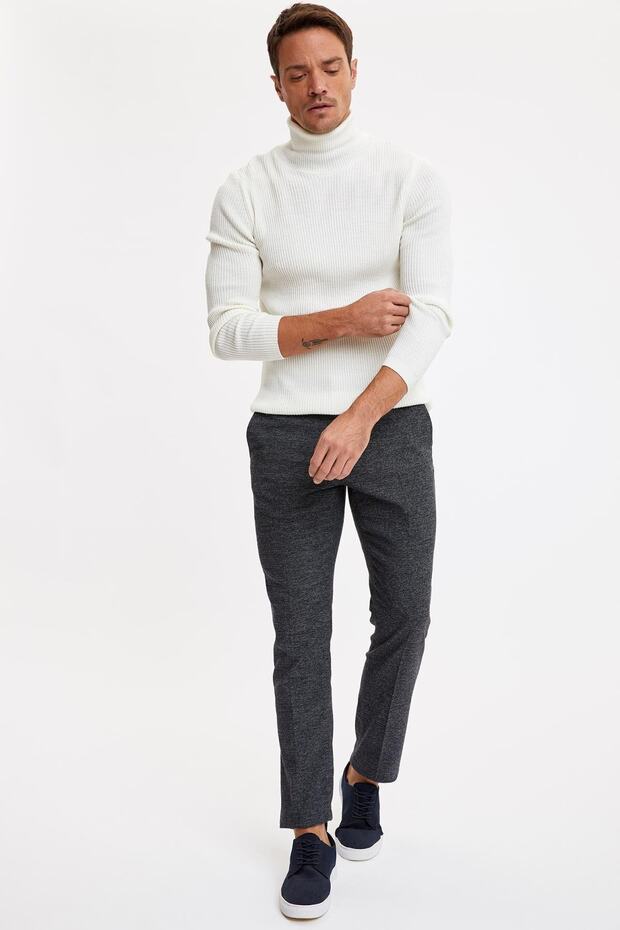 Regular Fit Chino Pantolon - 1