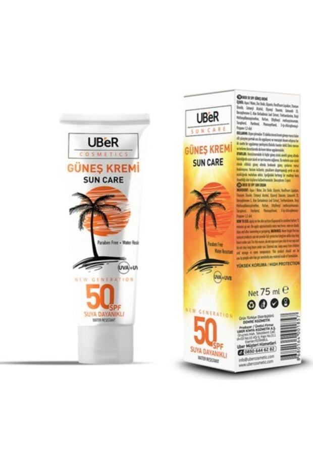 Waterproof Sunscreen 50 Factor 75 ml - 1