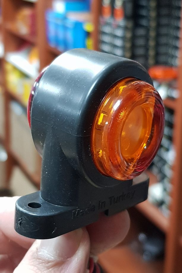 Mini Star Takoz Led Lamba 12-24 Volt Sarı Kırmızı 5 Adet - 3