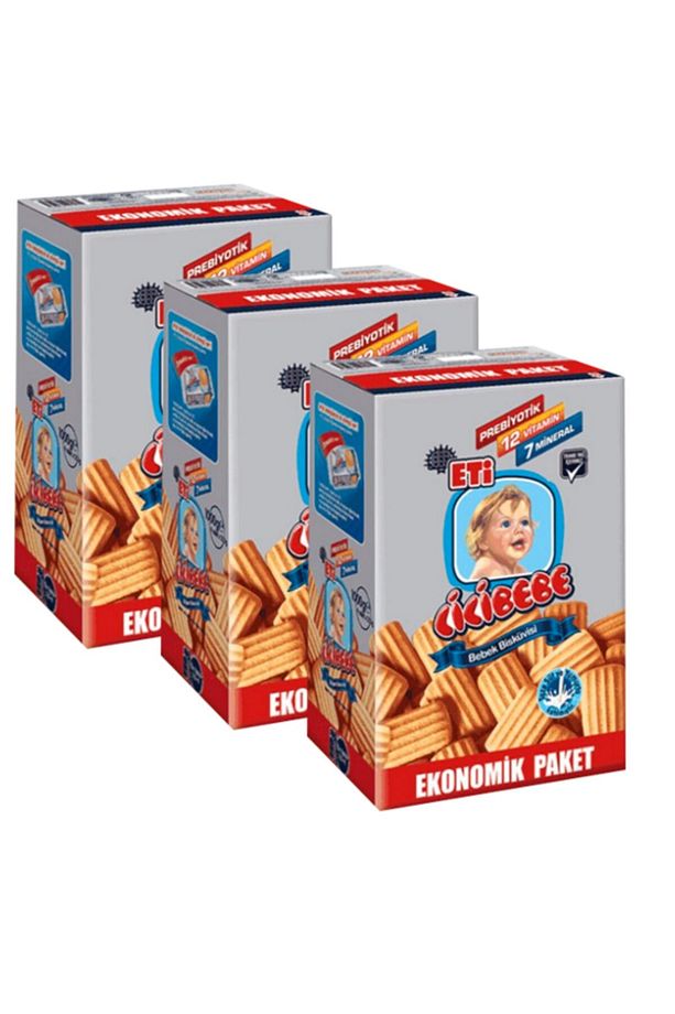 Cicibebe Bebek Bisküvisi 100 gr 3 Adet - 1