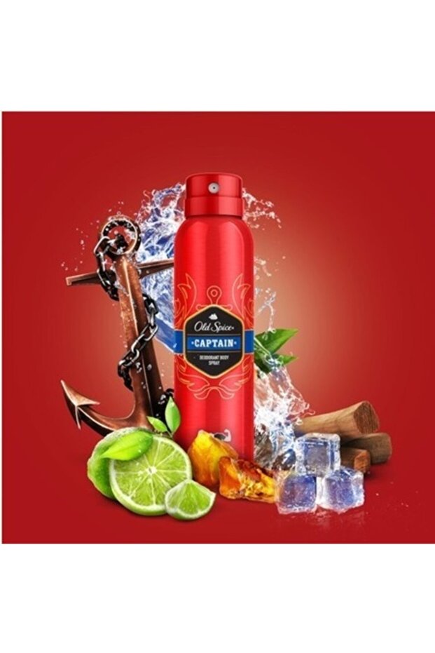 Captain Sprey Deodorant + Stick Deodorant - 3