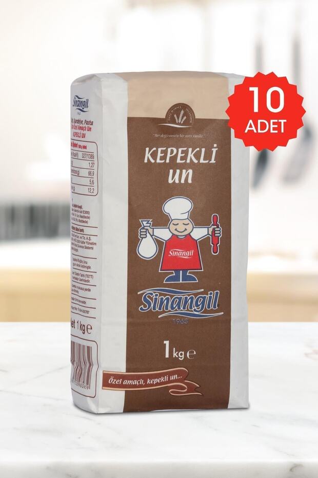 Kepekli Un 1 Kg 10 Adet - 1
