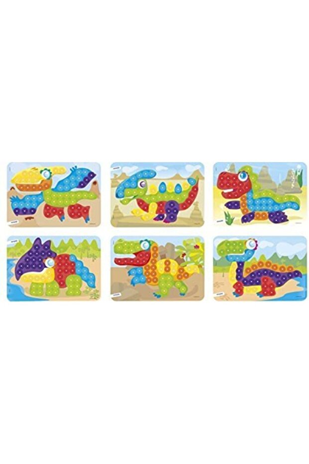 Aktivite Çivileri Mozaik El-göz Koord. Gelişimi Seti (pegs 20 Mm) 90 Parça - 3