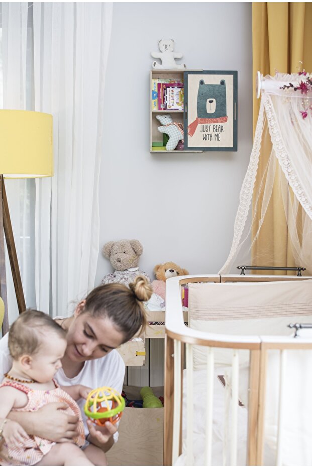 Mavi Just Bear Tablo Raf - 6