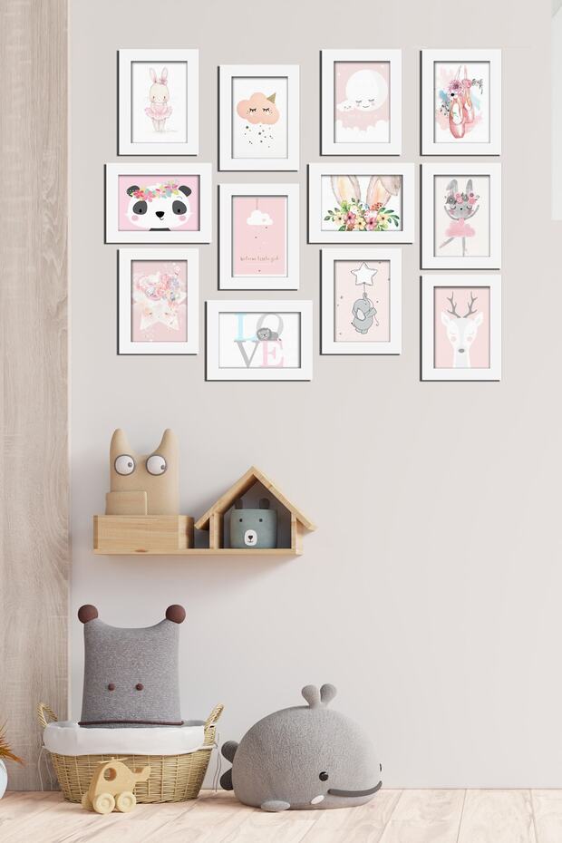 Modern Style 12 Parçalı Mdf Tablo Mck054 - 1