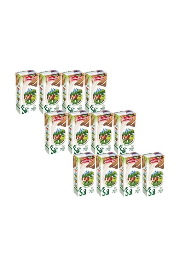 Süt Yarım Yağlı 1000 Ml 12 Adet - 1