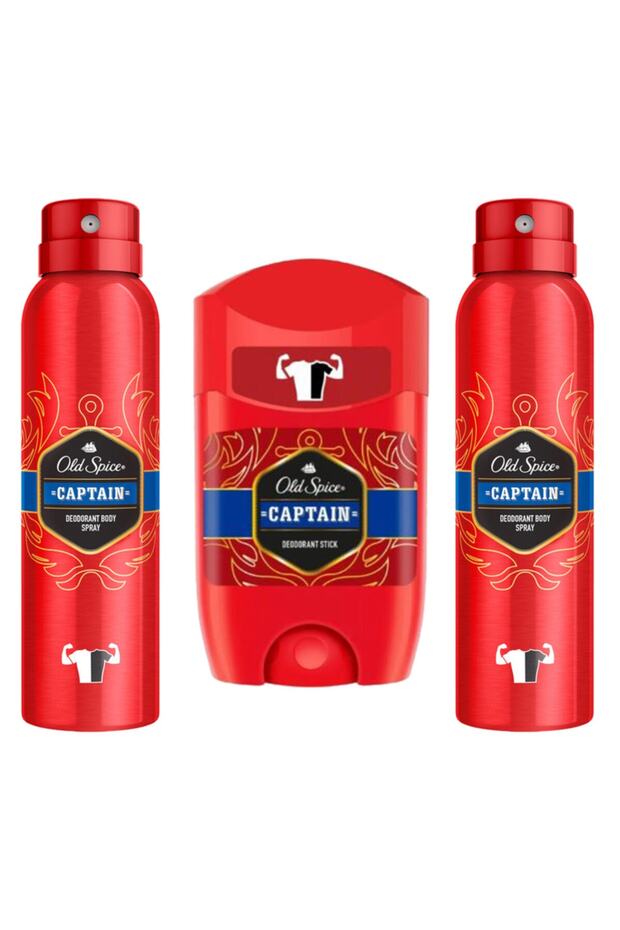 Stick & Sprey Deodorant 3'lü Set - 1