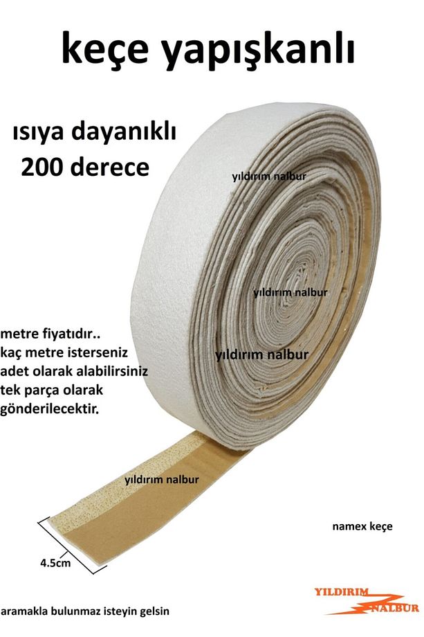 Keçe Isıya Dayanıklı Namex Kendinden Yapışkanlı Metre Hesabı - 2