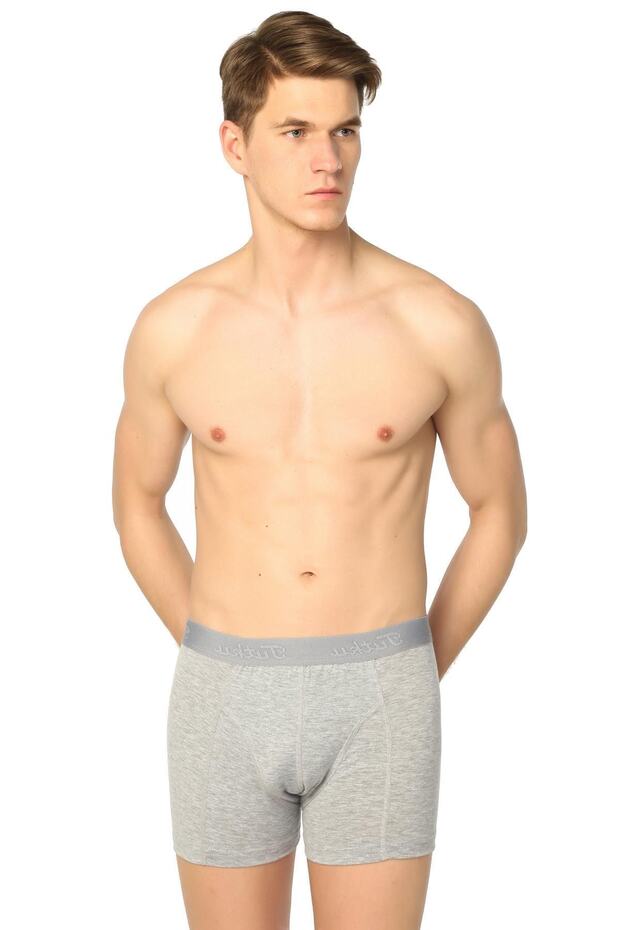 Men's 4 Pack 114 Lycra Boxers - Gray - L
