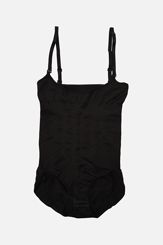 Siyah Toparlayıcı Örme Korse THMSS21KS0008 - 7