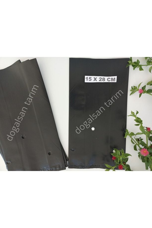 Fidan Poşeti 15x28 Cm 10 Adet Fide Poşeti Fide Torbası Fidan Torbası Fidan Tüpü - 2