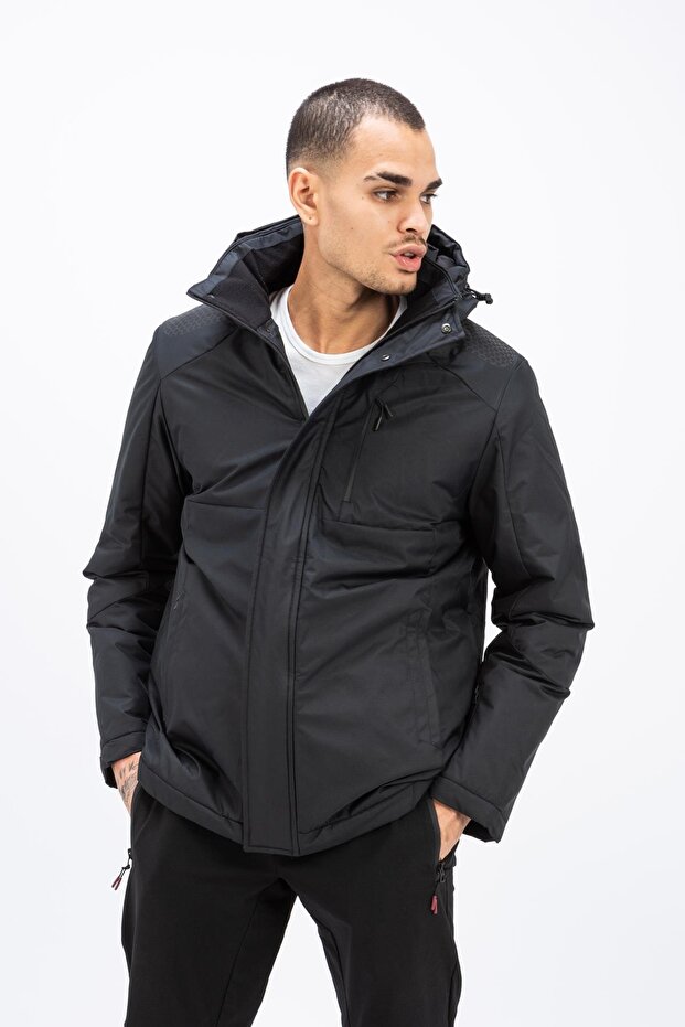 Erkek Elyaflı Mont 20111172 - 3