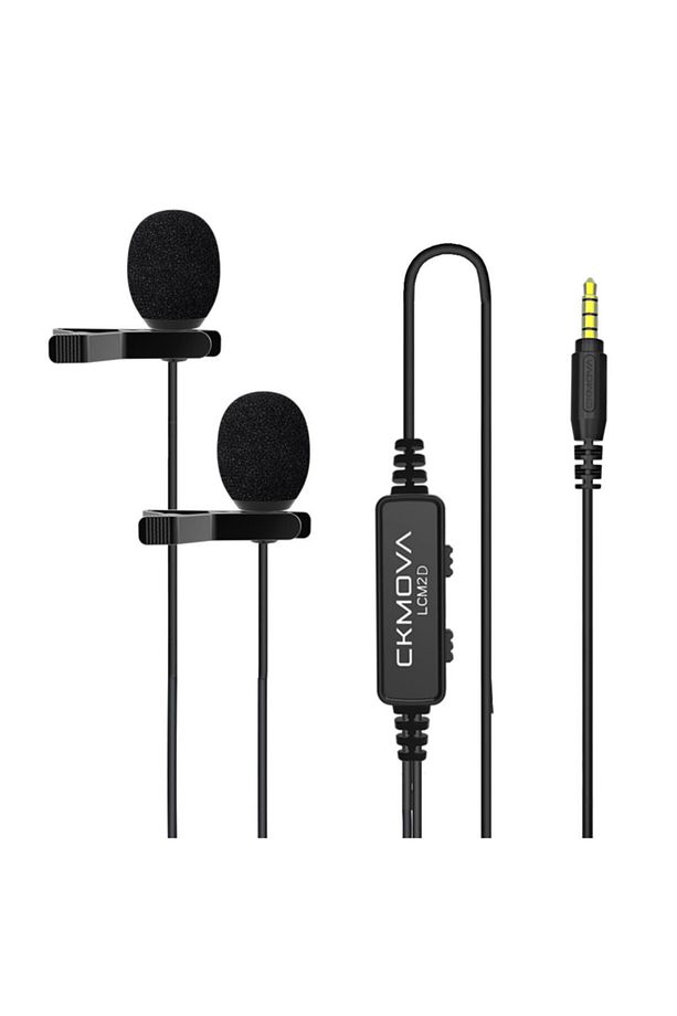 Lcm 2d – 3.5 Mm Konnektörlü Klipsli 2’li Yaka Mikrofonu - 1