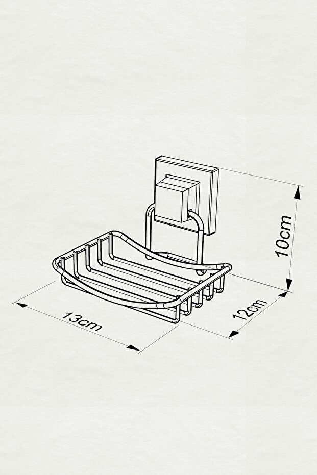 Adhesive Chrome Soap Dish Ef265 - 3