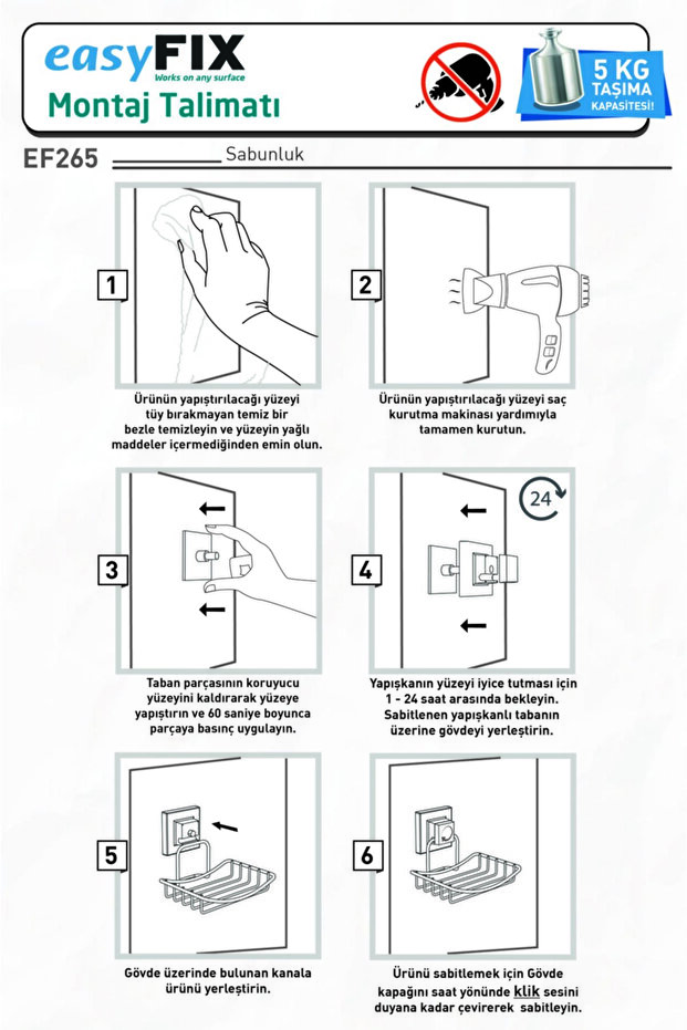 Adhesive Chrome Soap Dish Ef265 - 4