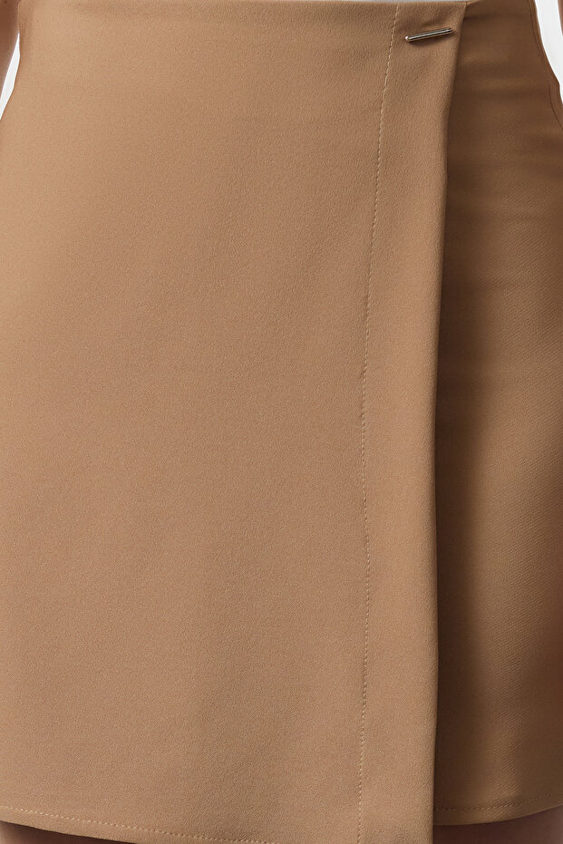Camel Kruvaze Kapama Mini Boy Dokuma Etek TWOAW25ET00070 - 3