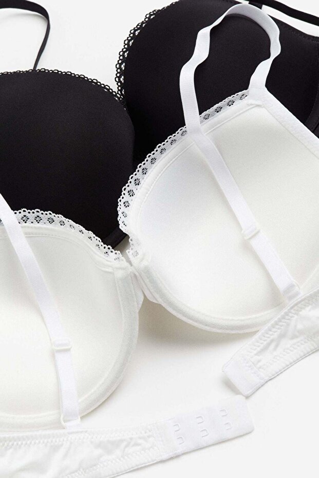 2-pack microfibre push-up bras - 6