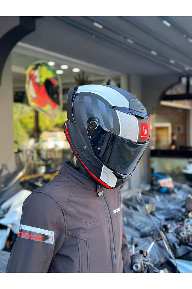 Kask Thunder 4 Sv Treads B5 Mat Full Face Şeffaf Vizörlüdür - 5