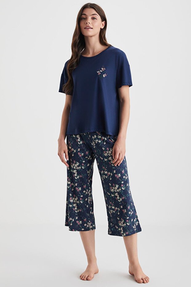 Costum capri de mod confortabil - 1