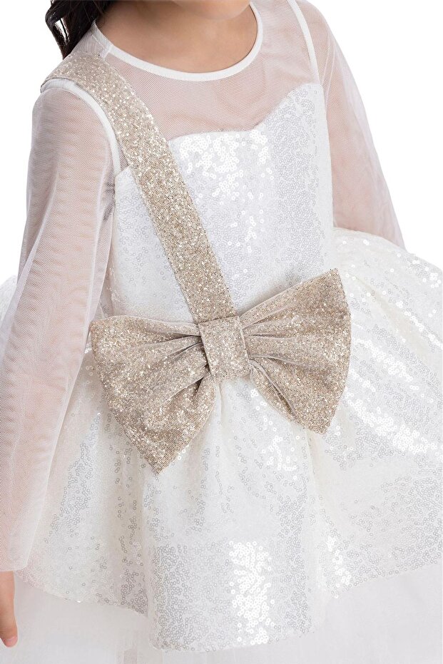 34041PR EKRU ELBİSE - 5