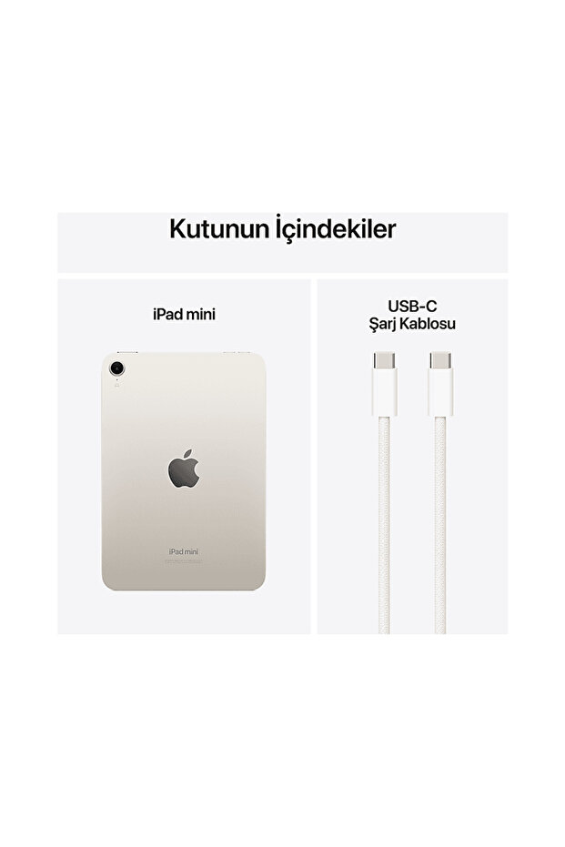 MXN83TU/A iPad Mini 7 128 GB Wifi Tablet Starlight - 8