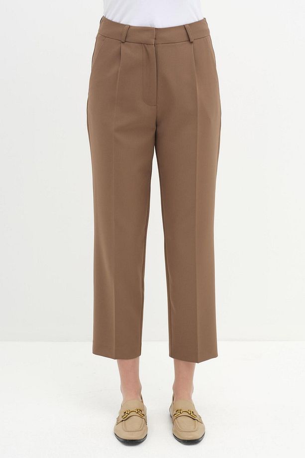 Tek Pile Basic Pantolon - Fındık - 3