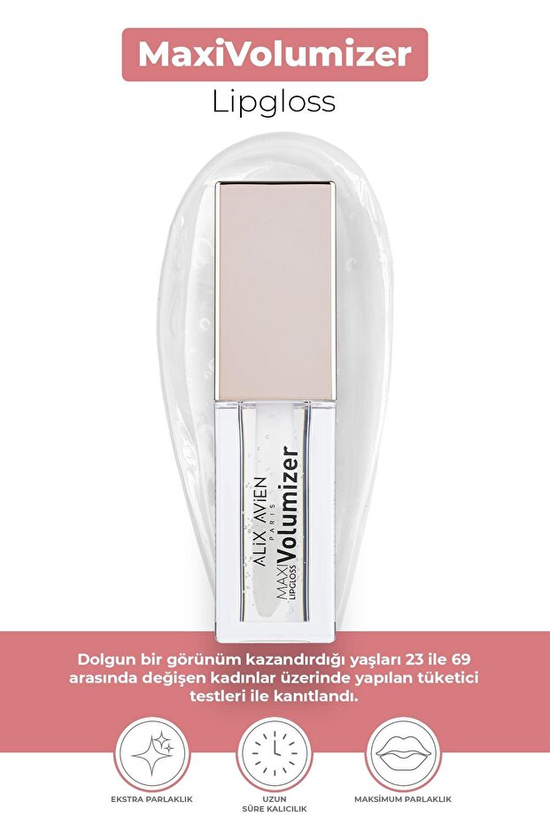 ALIX AVIEN MAXIVOLUMIZER LIPGLOSS 201 MAXICRYSTAL