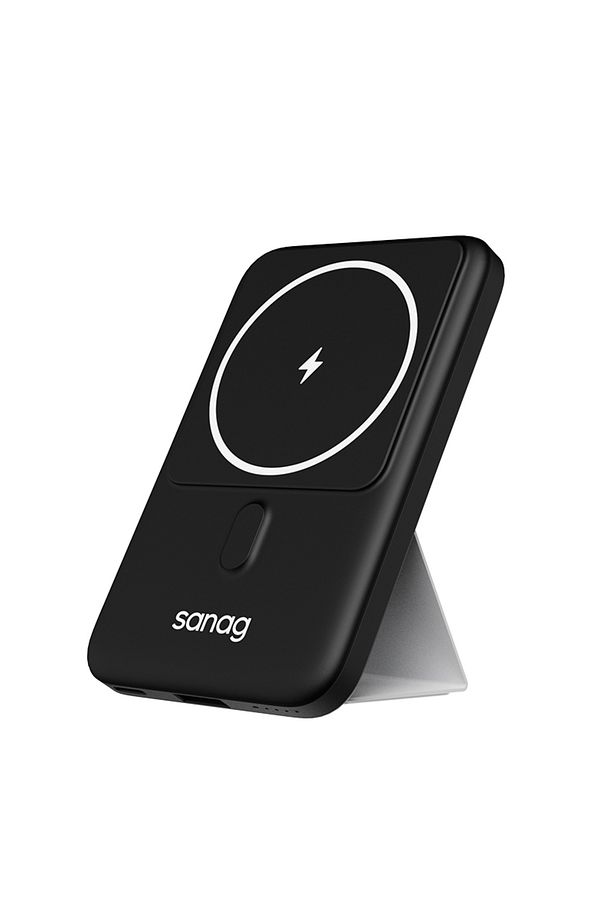 Sanag C06 Magsafe Powerbank 10000mah Standlı Hızlı Taşınabilir Type-C ve USB Çıkışlı Batarya - 1