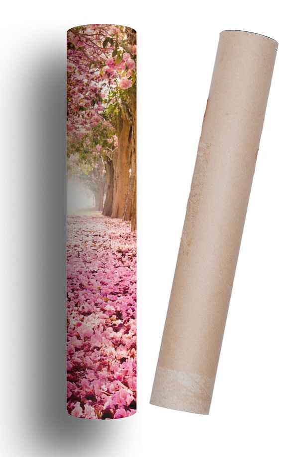Buzdolabı Ve Bulaşık Makinesi Kapak Sticker Kendinden Yapışkanlı Folyo Kaplama Pembe Çiçekler - 4