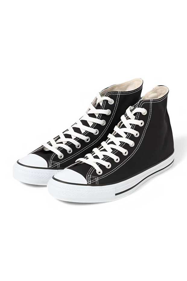Unisex Black White Sports Shoes Convers High Top Sneaker