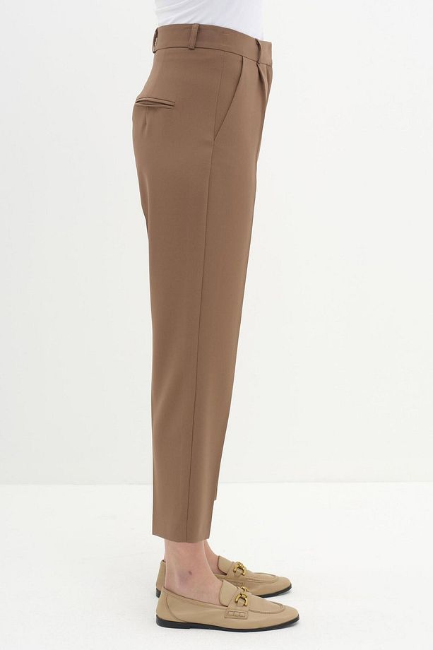 Tek Pile Basic Pantolon - Fındık - 4
