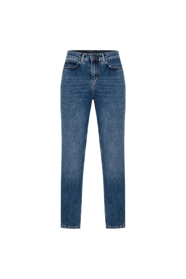 Blue Monica Mom Jean