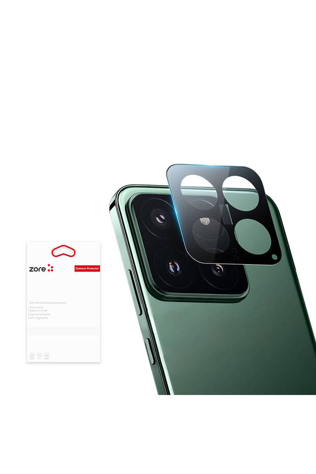 Mi 14 Compatible Camera Lens Protector 3D Glass T31934 - Black