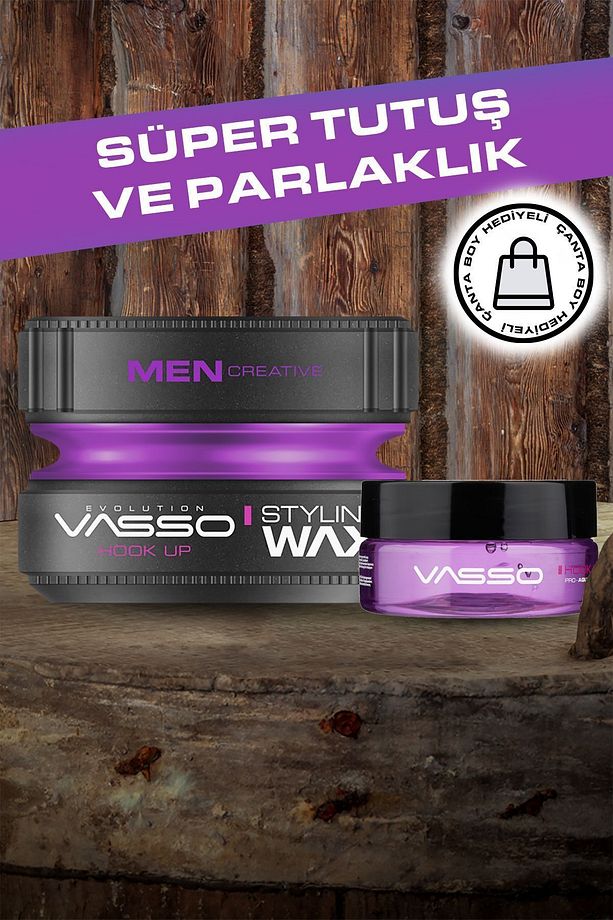 Dalgalı Ve Kıvırcık Saçlar Için Süper Tutuş Ve Parlaklık Veren Wax(ÇANTA BOY HEDİYELİ)-Hook-up - 5