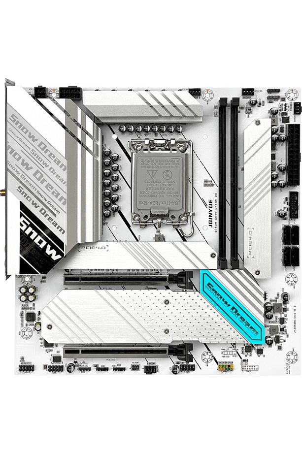 B760M Snow Dream D5 Ddr5 Oc 8000 Mhz 4x Nvme HDMI Dp Type-C 1700 Soket Anakart - 2