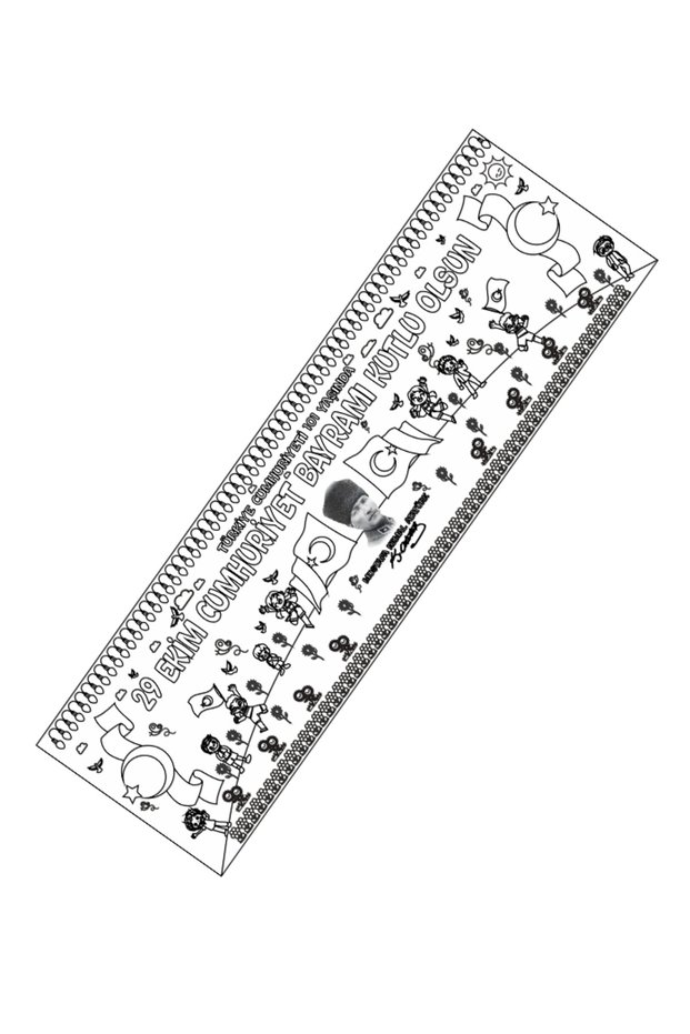 29 Ekim Dev Rulo Boyama 60x200cm
