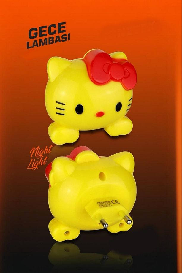 Sevimli Kedi Model Gece Lambası Aç-Kapa Anahtarlı Ktx-2518 - 1
