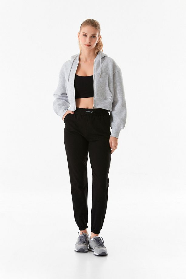 Cepli Beli Lastikli Jogger Eşofman Altı - 4