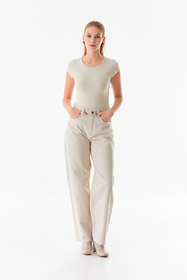 Basic Bisiklet Yaka Body - 4