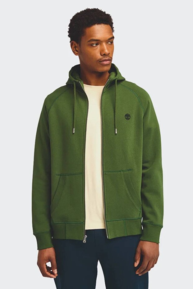 EXETER RIVER Brushed Back Full Zip Hoodi - 1
