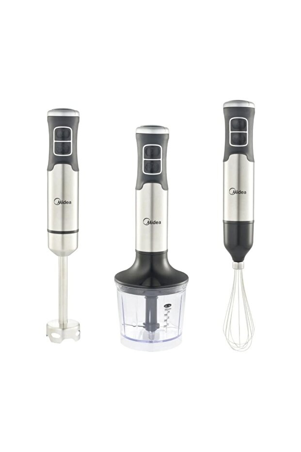 Hand Blender | 1000W Stainless Steel | 5-in-1 with Chopper, Masher, Whisk | Baby Food, Soups