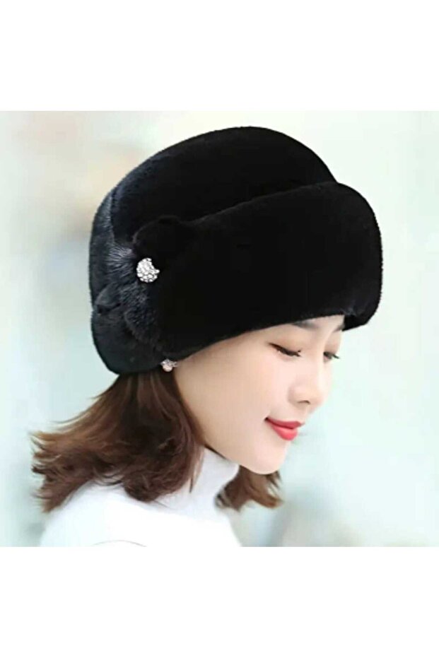 Stylish Women's Winter Beanie - Warm Polyester Cap, Lightweight, Non-Stretch, Hand-Washable